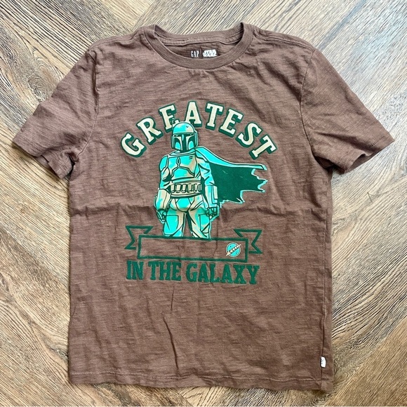 GAP Other - GAP x Star Wars Greatest in the Galaxy Short Sleeve Tee Brown